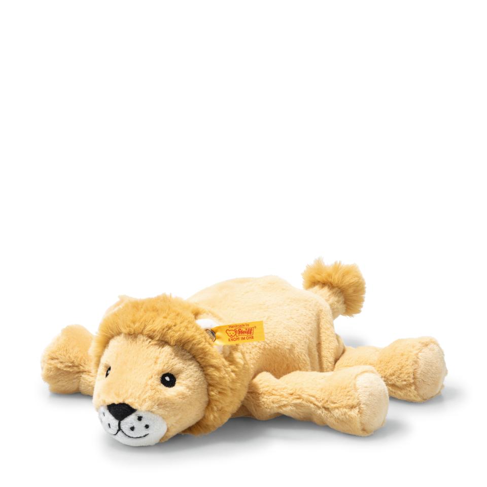 Peluche lion Floppy Liam, blond doré, couché | Steiff