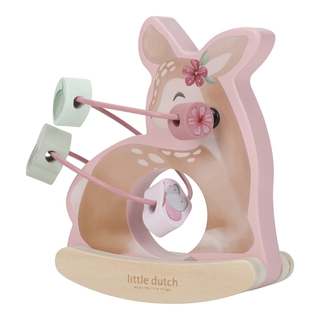 Motorikschleife Reh – Fairy Garden | schönes Geschenk zur Geburt