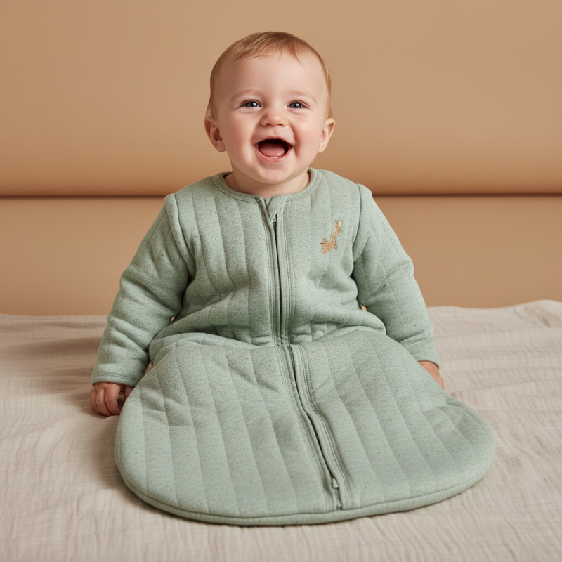 Winter sleeping bag 110 cm Sage | Little Dutch