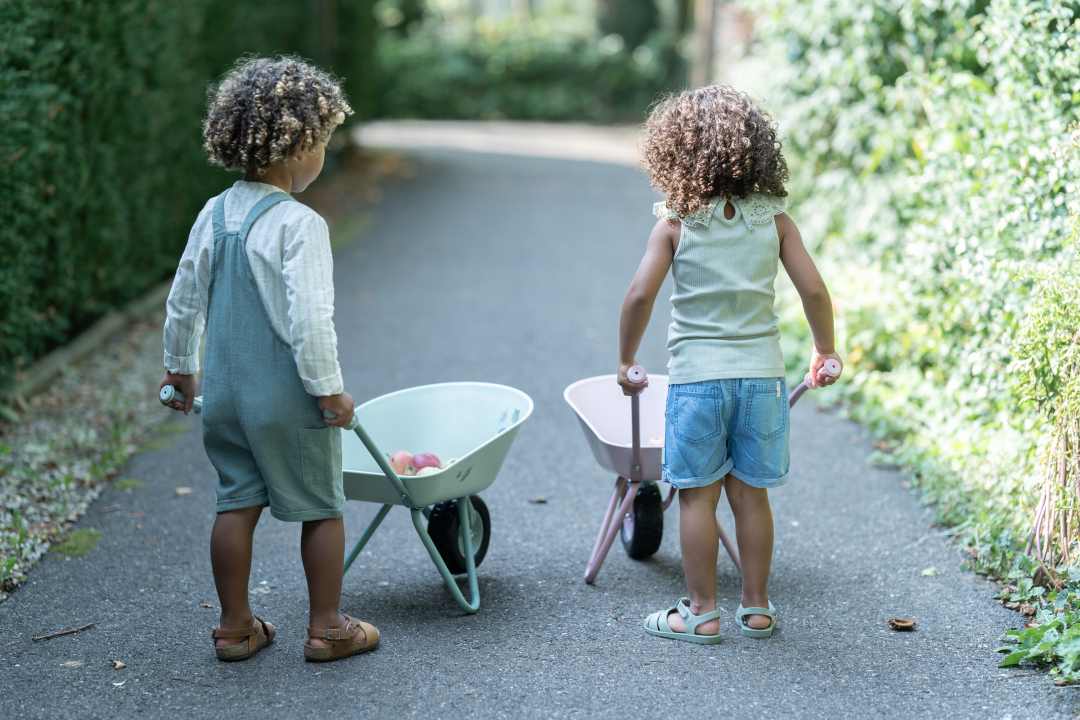 Brouette Enfant Verte – Jouet de Jardin pour Enfants