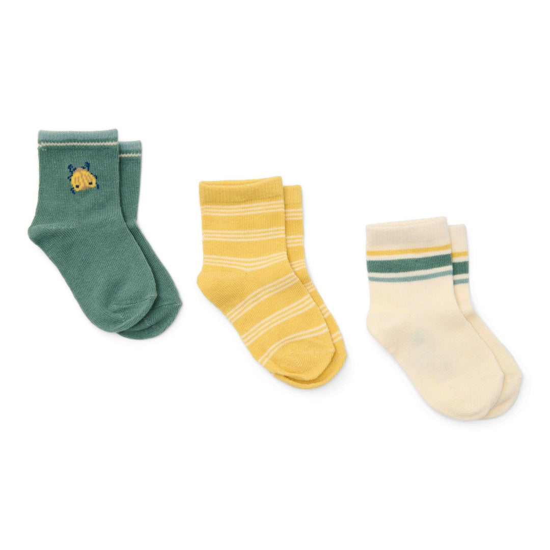 Socken Set mit drei Multi - 17/19 = 6-12 Monaten | Little Dutch