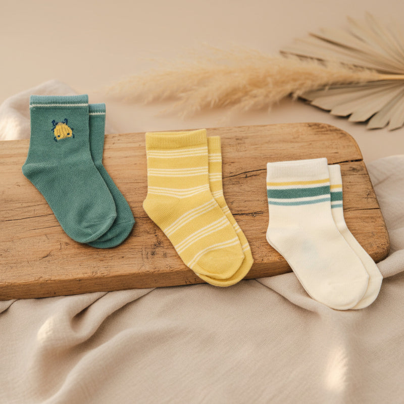 Socken Set mit drei Multi - 20/22 = 1-2 Jaren | Little Dutch
