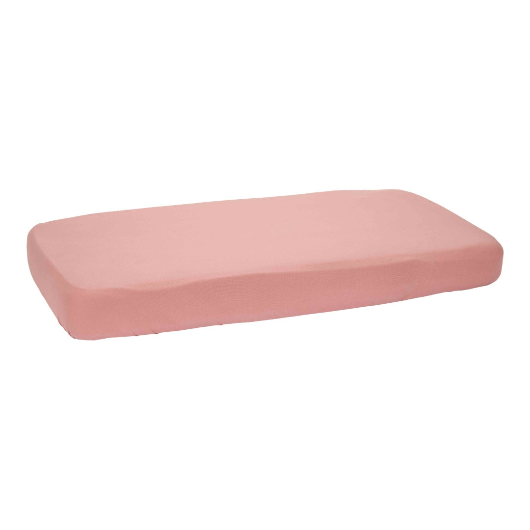 Fitted sheet for children's bed Pure Pink Blush 60 x 120 cm | Little Dutch