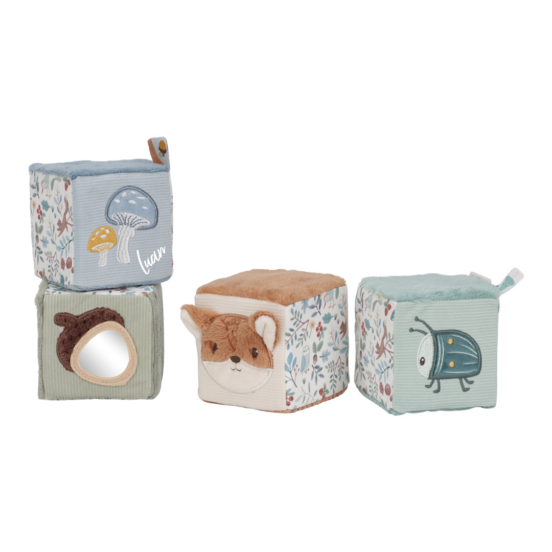 Fabric Cube Set Forest Friends