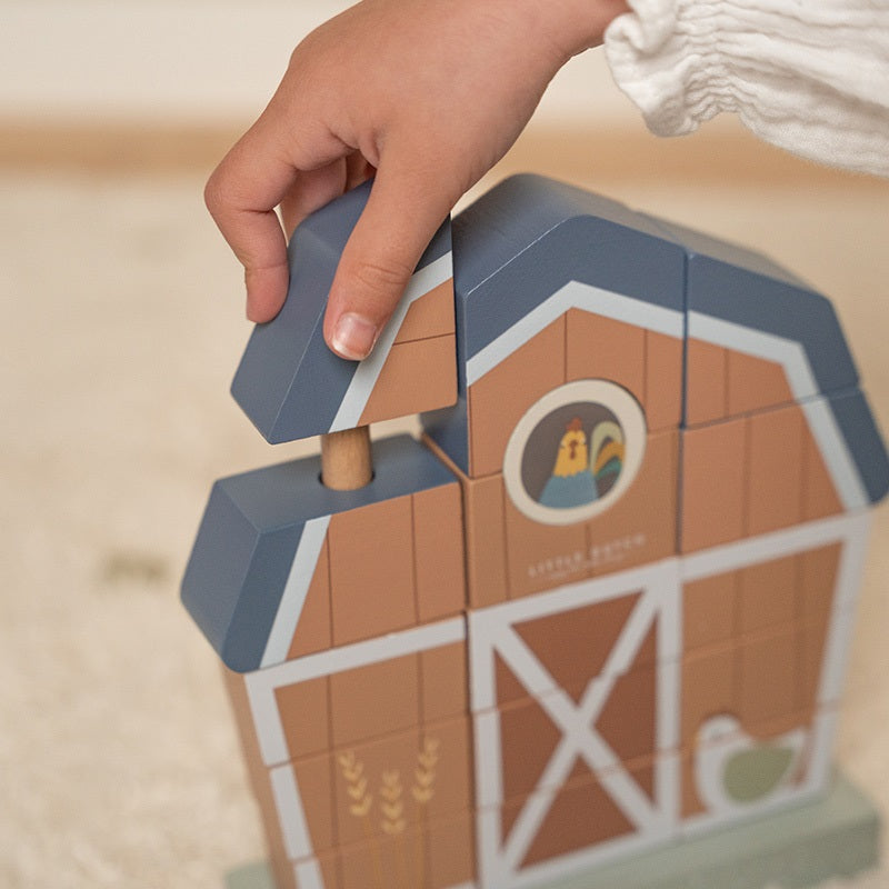 Stapelspiel Little Farm – Motorikspielzeug für Babys