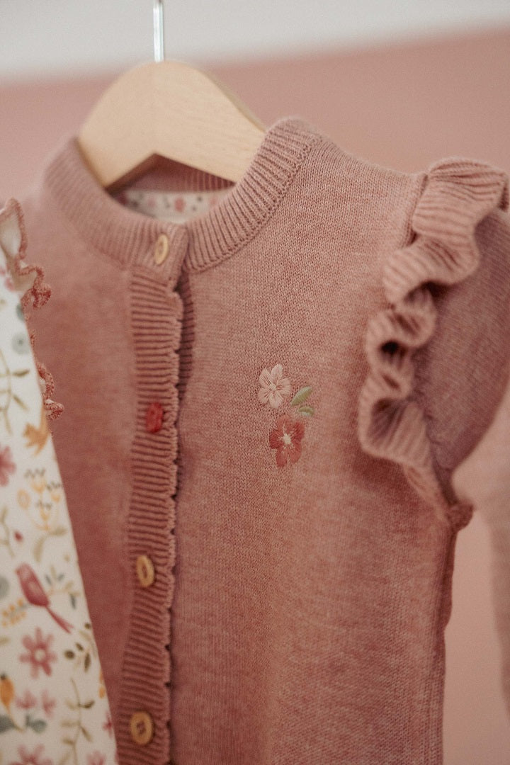 Baby Strickjacke Fairy Pink | Little Dutch