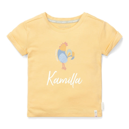 Short-Sleeve T-Shirt Sunny Yellow for Babies and Kids