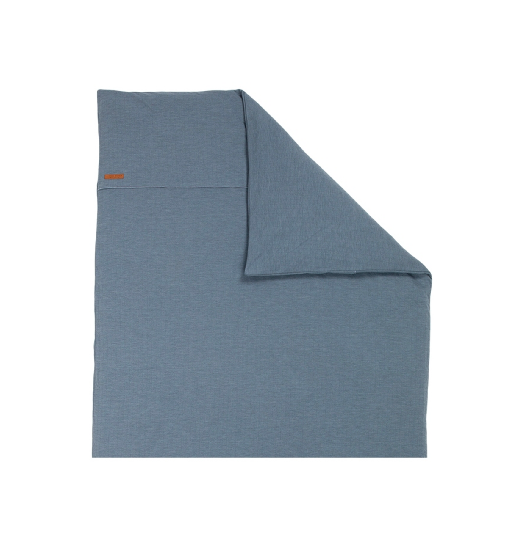Cover for Pure crib blanket, blue | Little Dutch