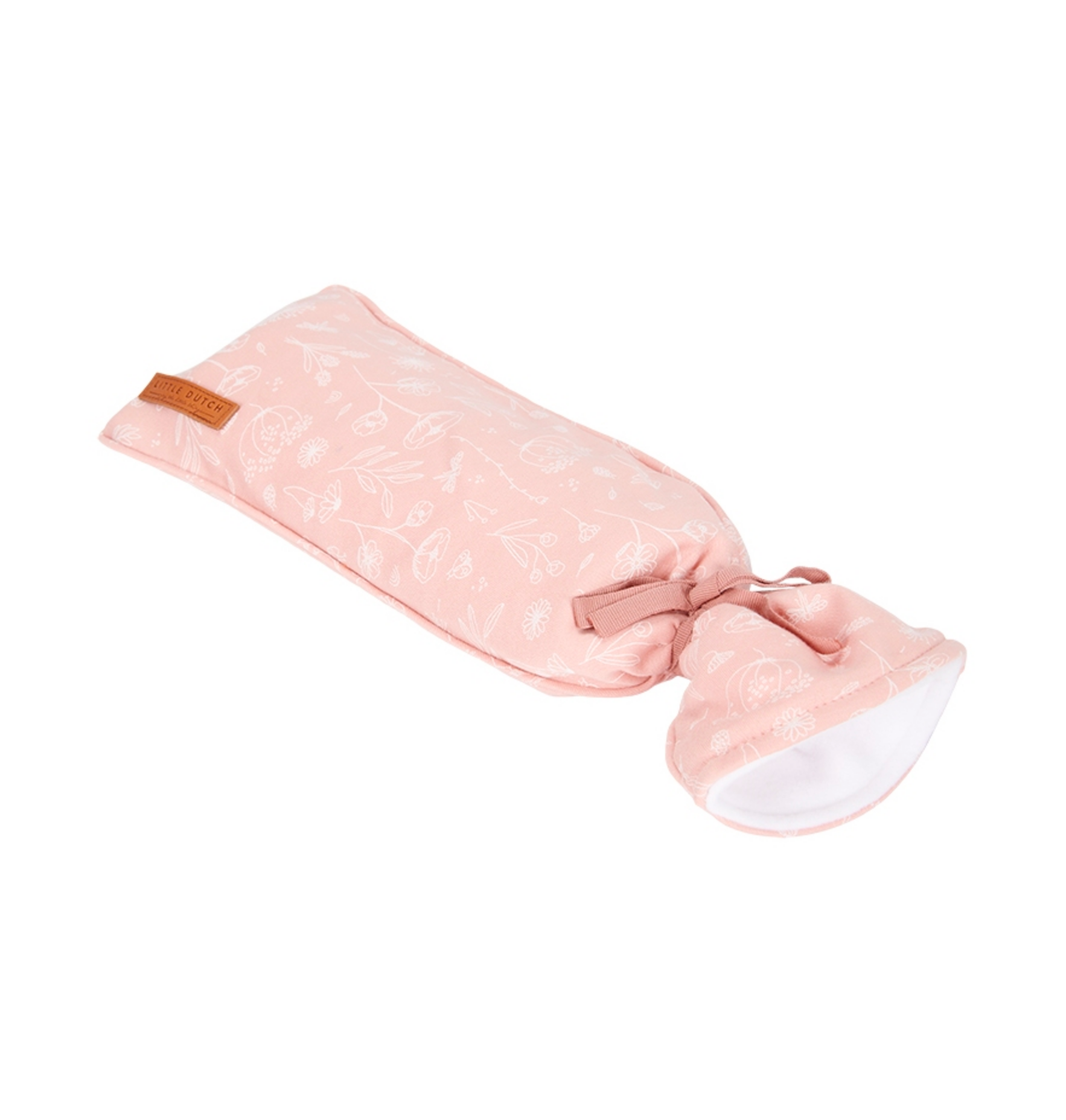 Hot Water Bottle Cover Wild Flowers Pink | Little Dutch