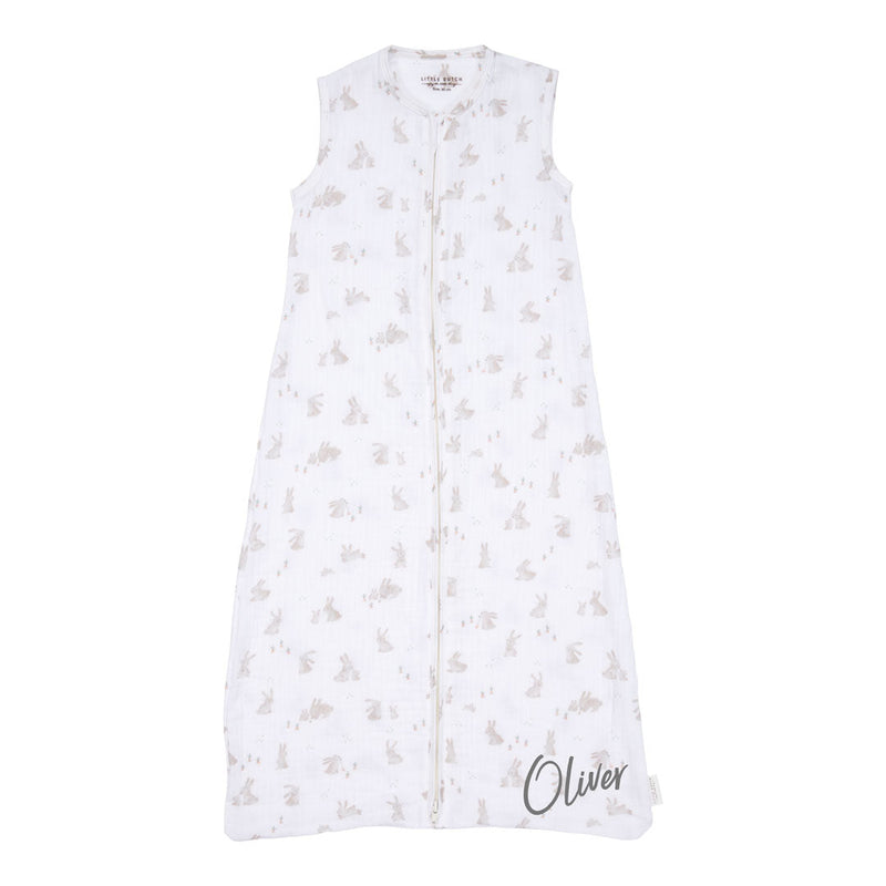 Sleeping bag summer muslin 90 cm Baby Bunny | Little Dutch