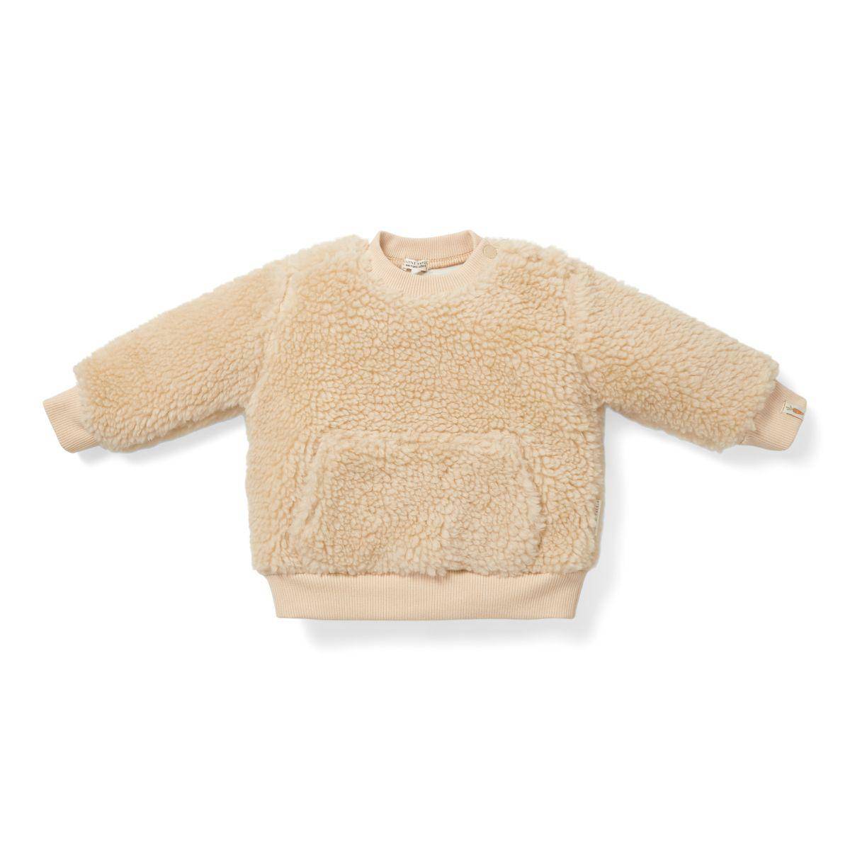 Teddy-Pullover Sand – Kuscheliger Kinderpullover für kalte Tage