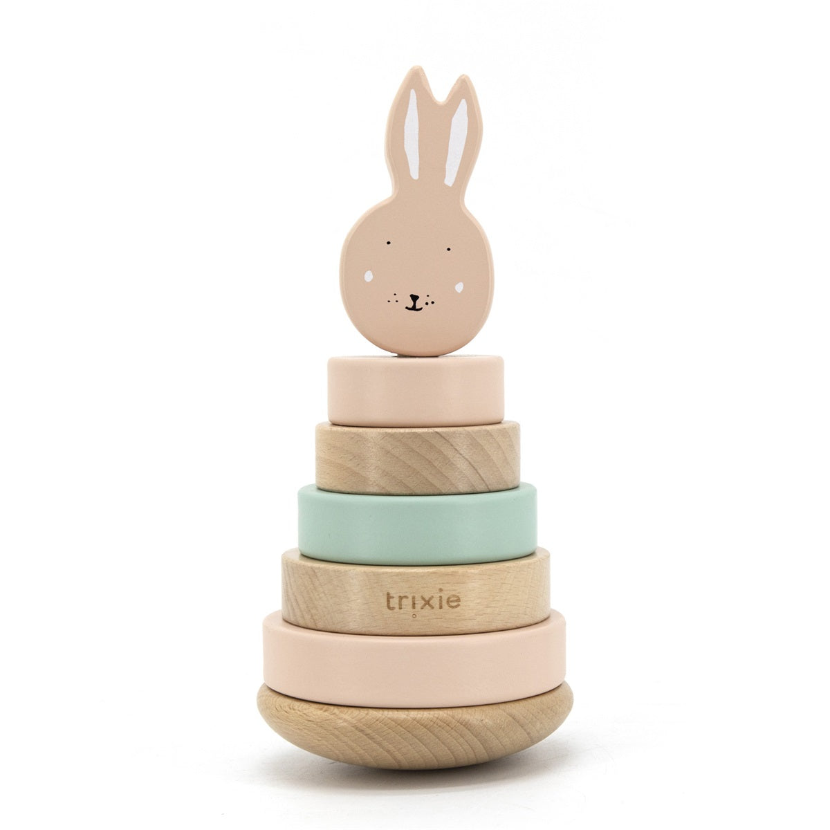 Empileur Madame Lapin en bois - Pour la naissance | Trixie