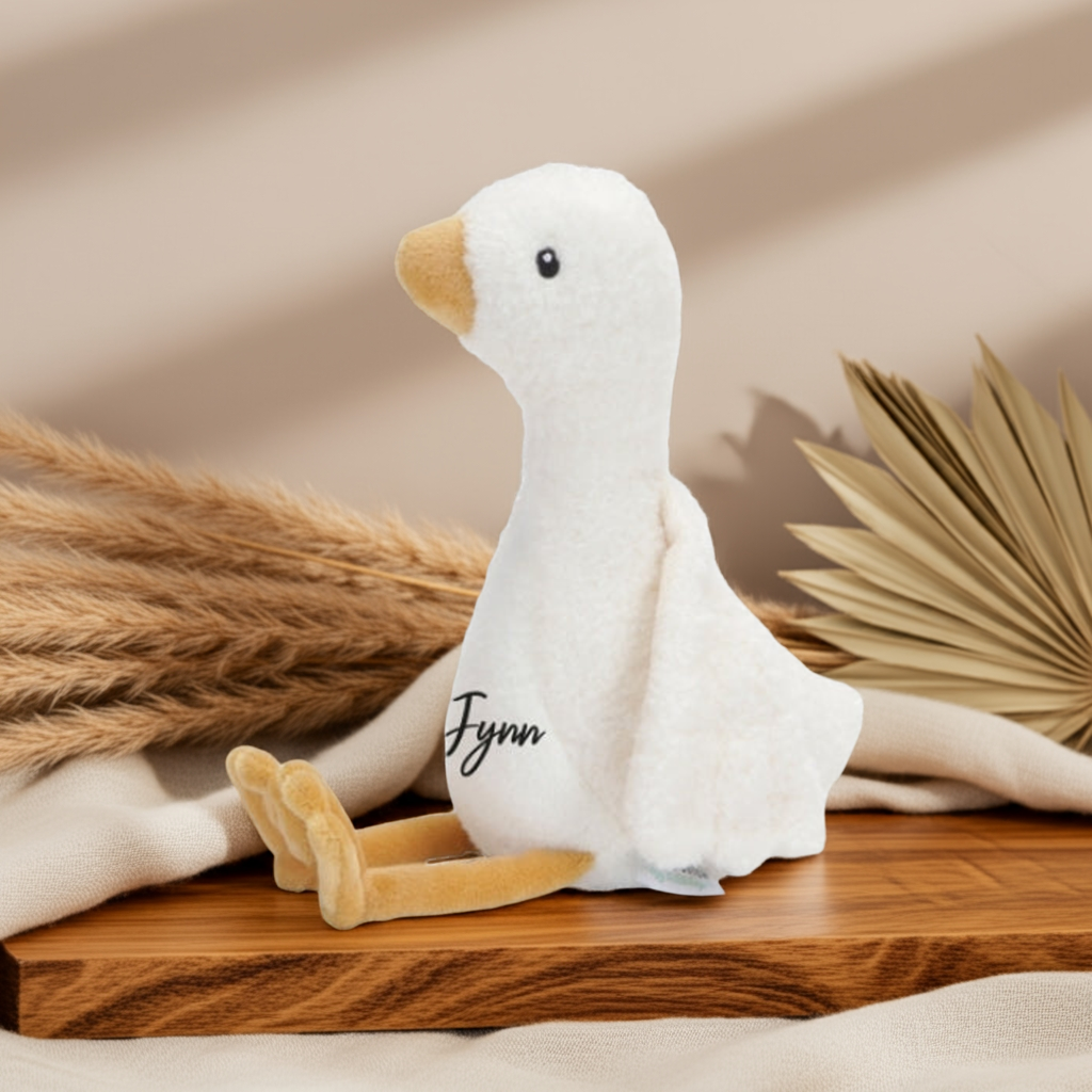 Peluche Little Goose, blanc 20 cm