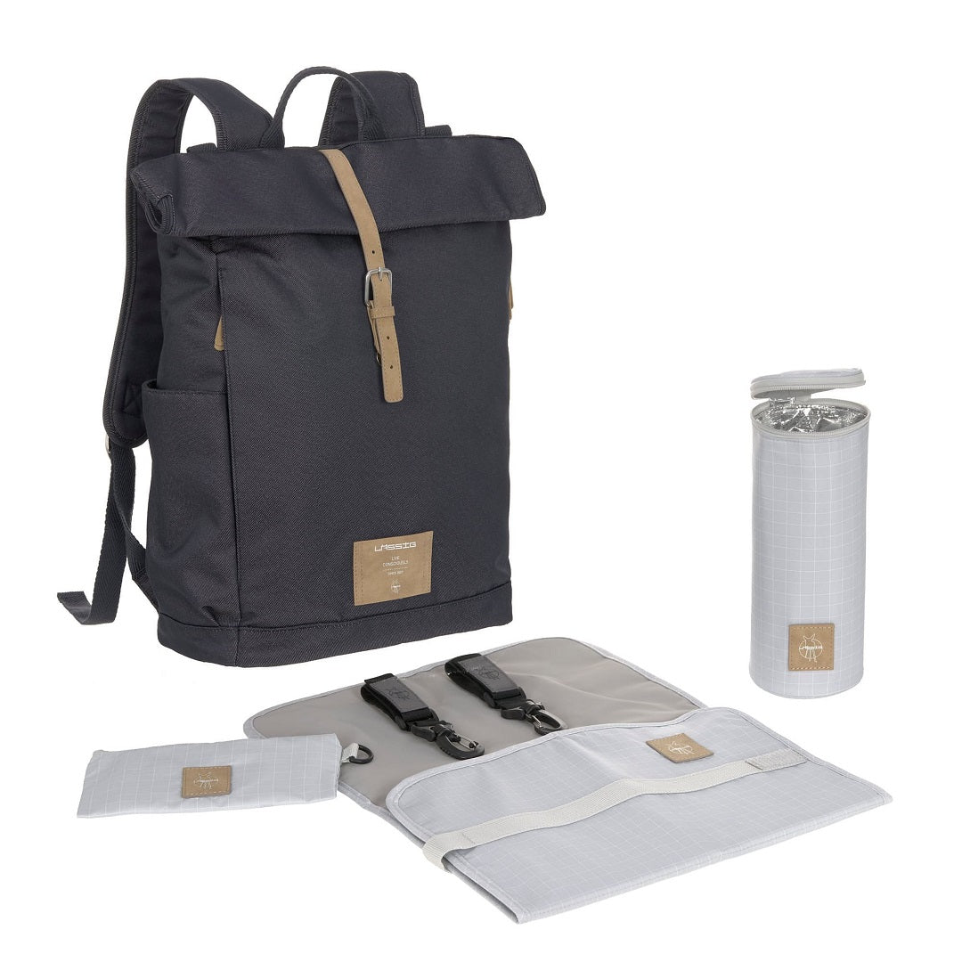 Changing Backpack - Rolltop Backpack, Denim Blue (Limited Edition) | Lässig