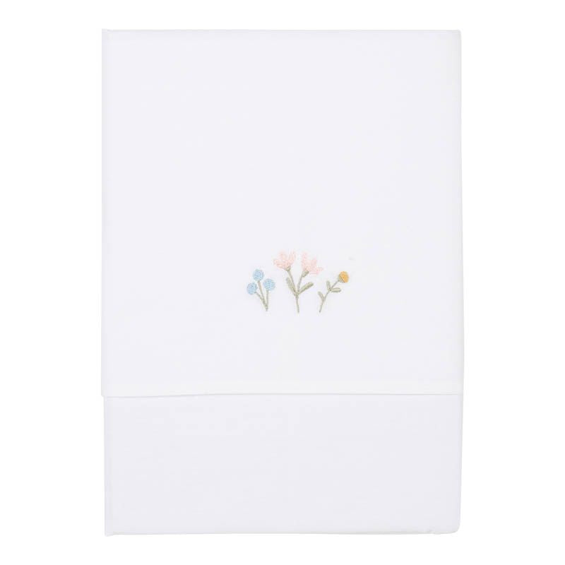 Kinderbettlaken Flowers & Butterflies 110 x 140 cm | Little Dutch