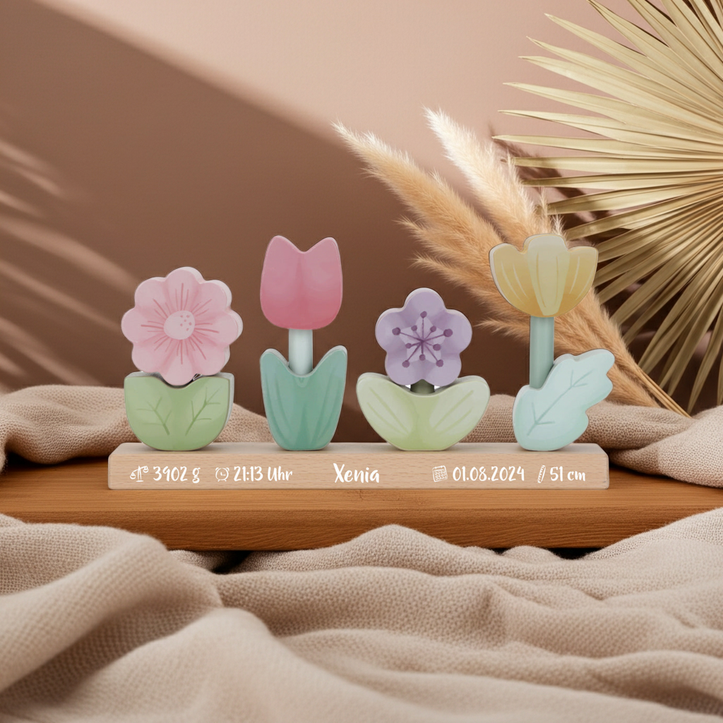 Stapel-Blumen Fairy Garden "Zur Geburt"