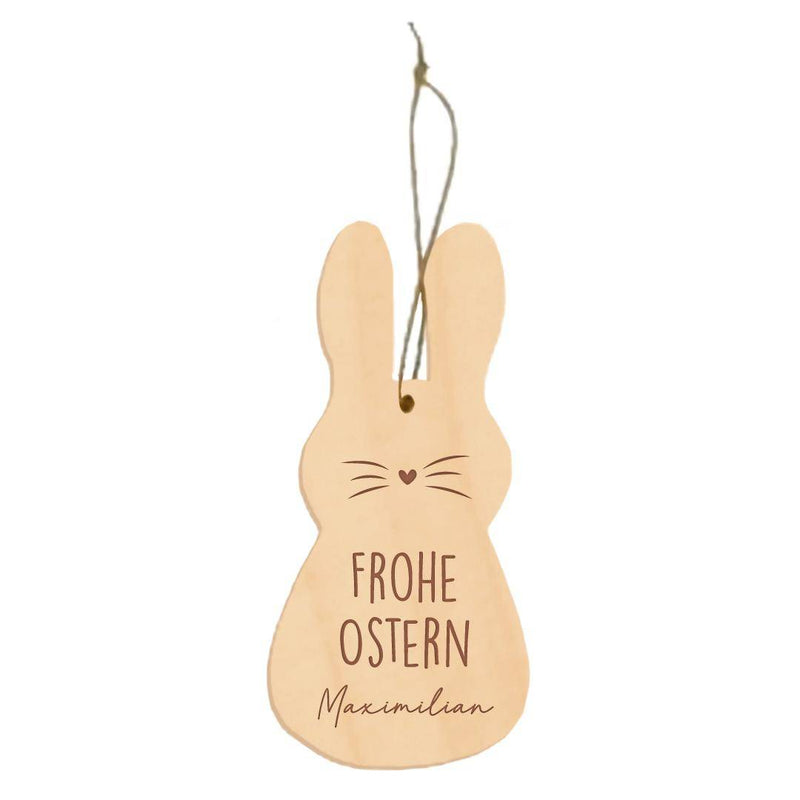 Easter bunny pendant, 10 x 5 cm