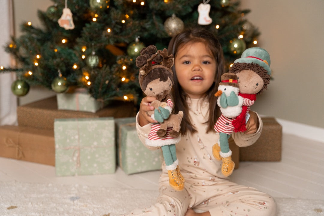 Kuschelpuppe Jake Weihnachten 35 cm – Weihnachtsgeschenk für Kinder