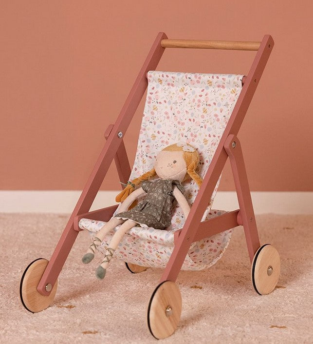 Doll buggy - Flowers &amp; Butterflies