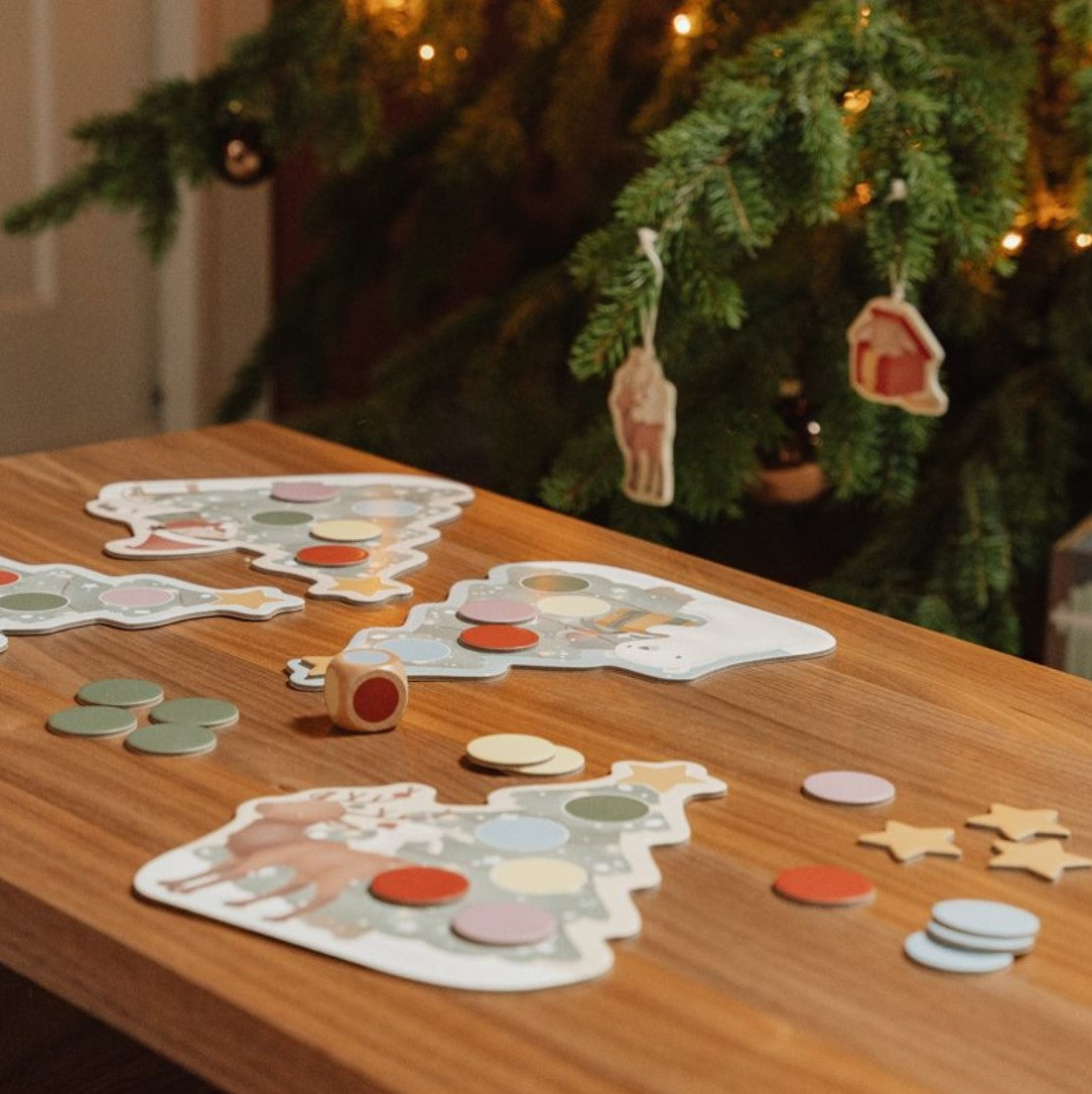 Weihnachtsbaum-Spiel – Geschicklichkeitsspiel für Kinder