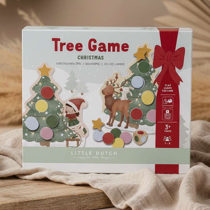 Weihnachtsbaum-Spiel – Geschicklichkeitsspiel für Kinder