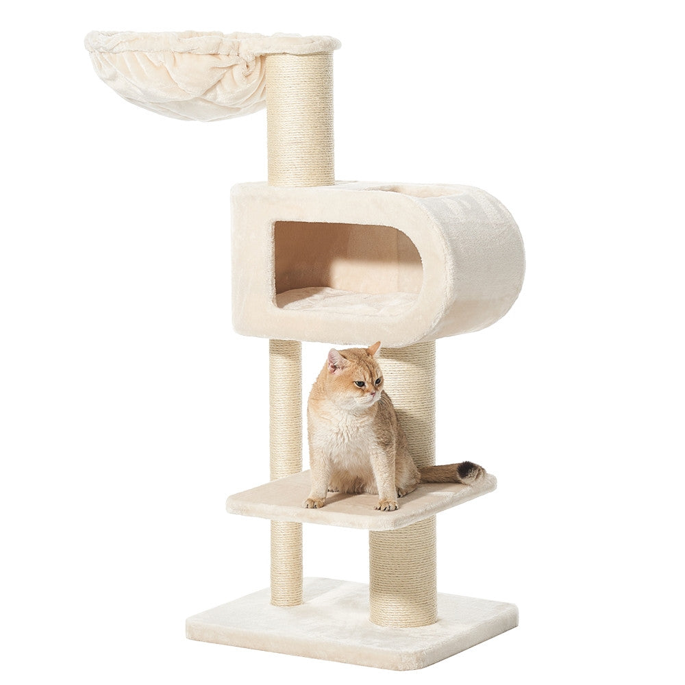 Nobby Kratzbaum Tove in Cream, 58 × 48 × 128 cm