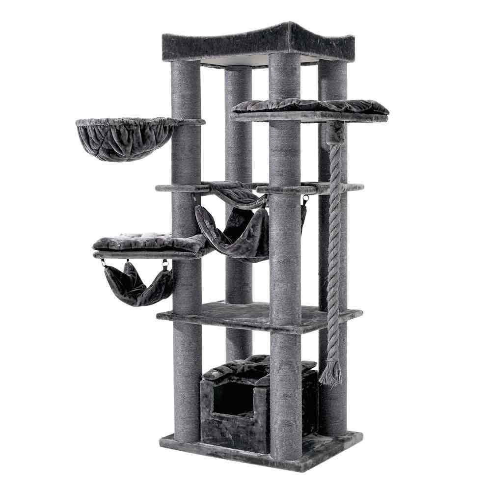 Nobby Kratzbaum Rubi Dunkelgrau 197 cm – XXL-Kratzbaum