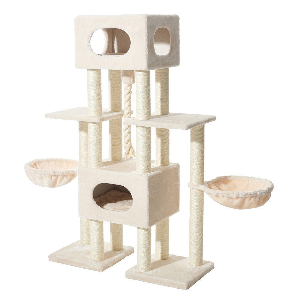 Nobby Kratzbaum Usak Cream 100 × 40 × 156 cm – Gesamtansicht