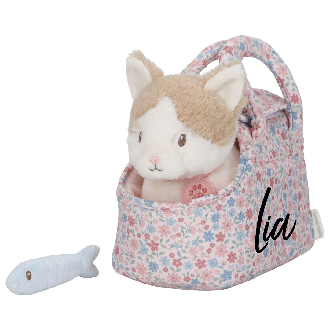 Plüschkatze Kuscheltier Marley in Tasche GRS