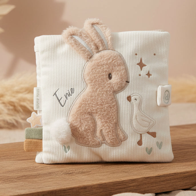 Livre en tissu avec activités - Newborn Naturals GRS