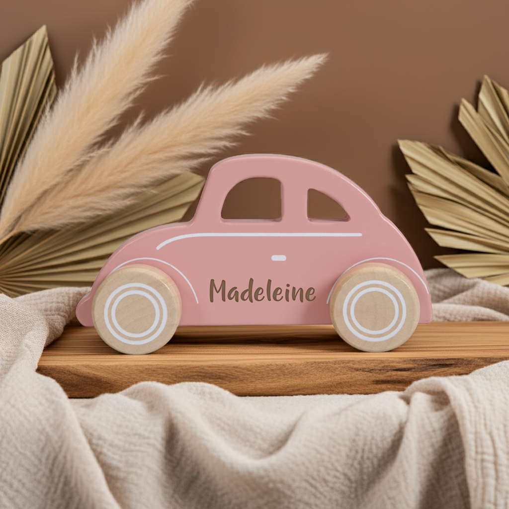 Car Wood Pink / Rose