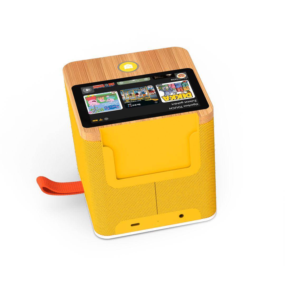 Tigerbox Touch Plus jaune Bluetooth | par Schmatzepuffer® « personnalisable »