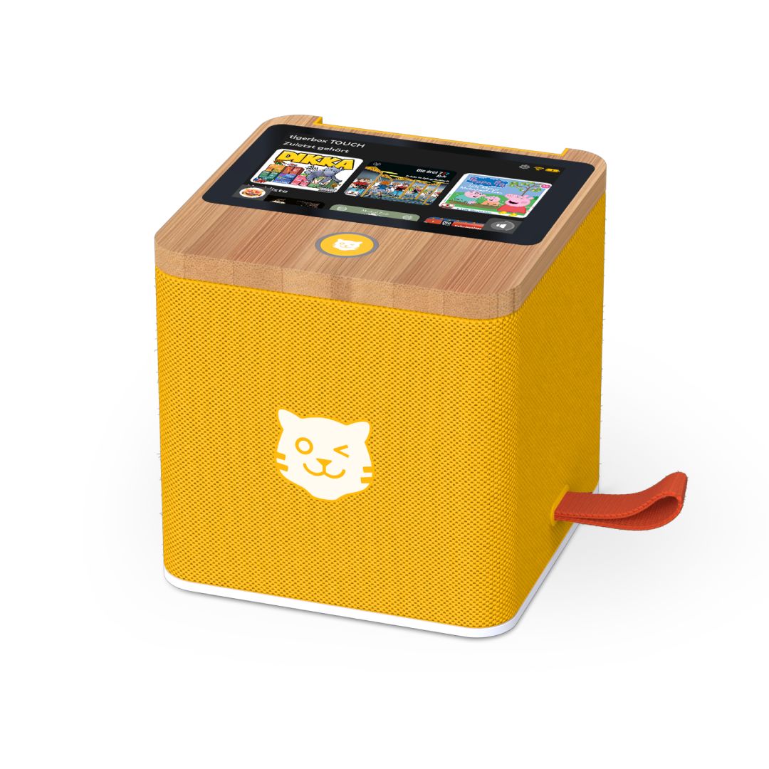 Tigerbox Touch Plus jaune Bluetooth | par Schmatzepuffer® « personnalisable »
