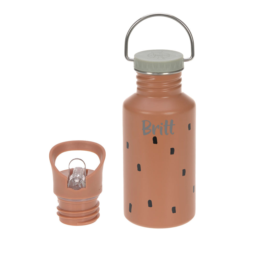 Children's drinking bottle - stainless steel, Happy Prints Caramel | Lässig