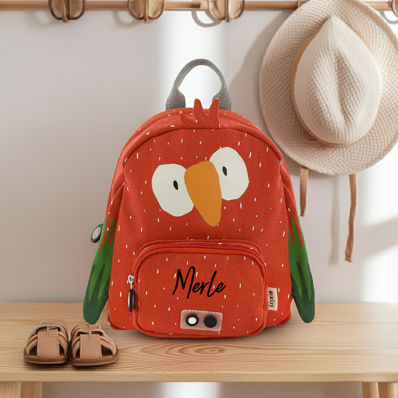 Trixie Rucksack klein Herr Papagei – mit Namen in einer Szene