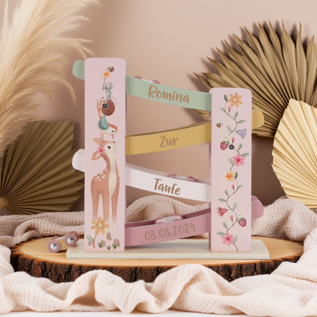 Circuit de billes cadeau de baptême – par Schmatzepuffer