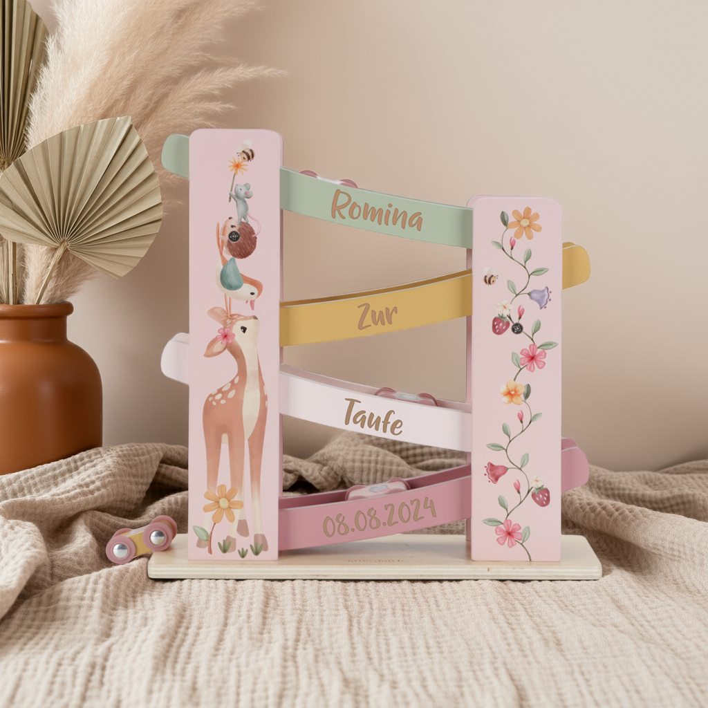 Circuit de billes cadeau de baptême – par Schmatzepuffer